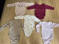5 szt. Body C&A, Kappahl, H&m- rozm.74