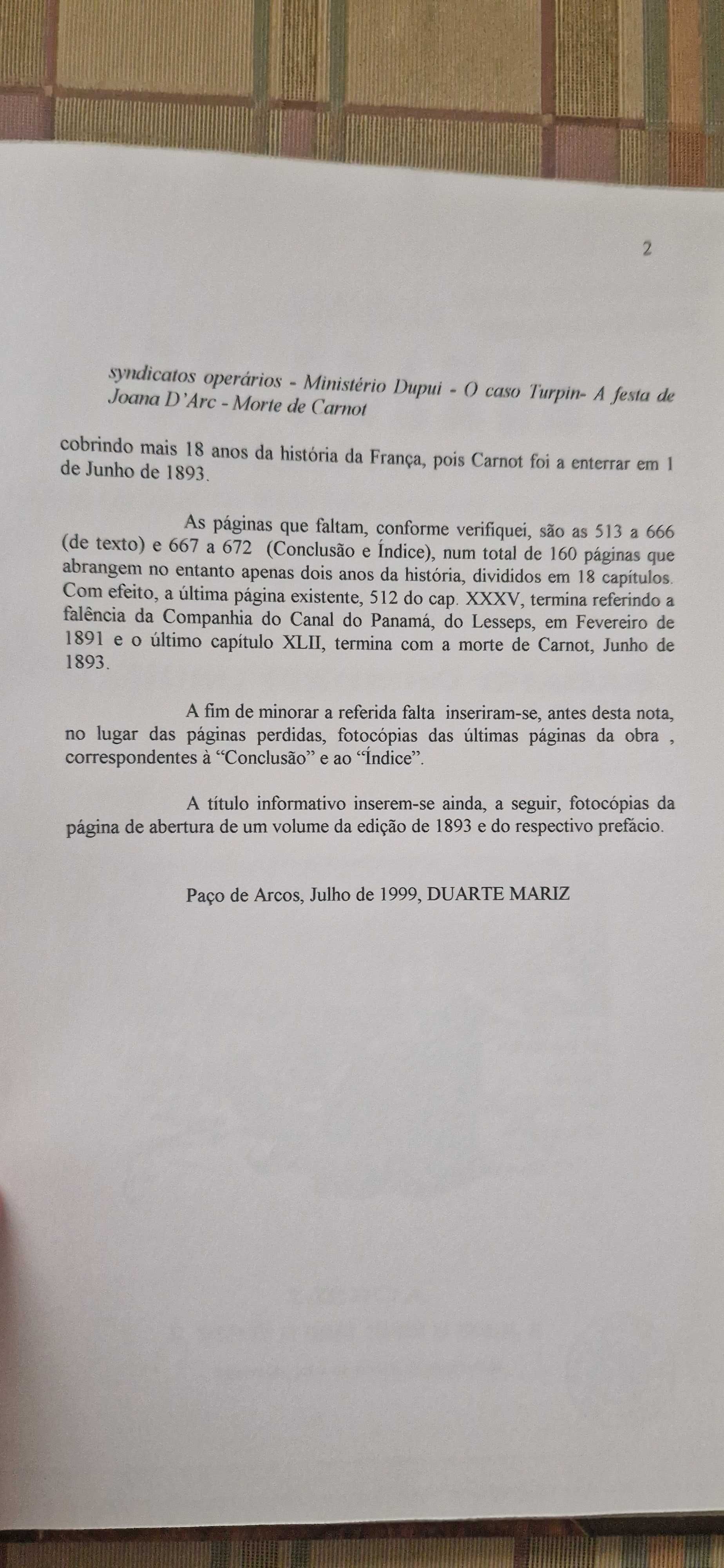 História de França Popular e Ilustrada, Henri Martin - 2ª Edição