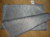Bieznik/Serweta 35x 180 cm szary że srebrna nitka nowy home&you