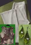 Eleganckie spodnie M beż Divided + oryginalny top