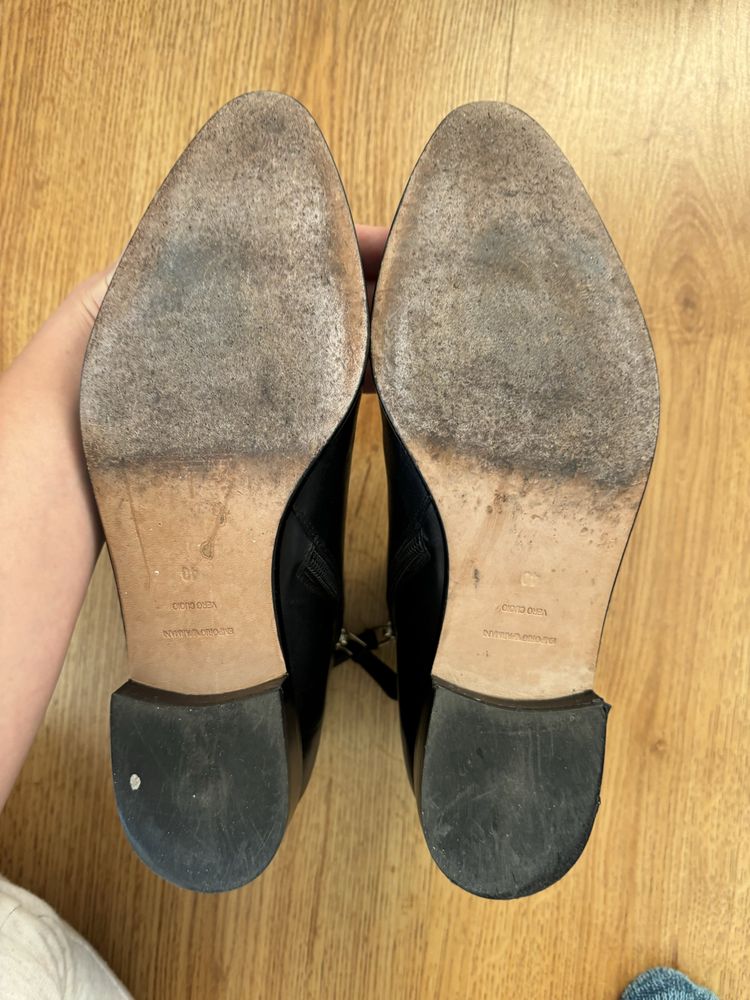 Emporio Armani / botki / sztyblety / roz. 40 / skóra naturalna