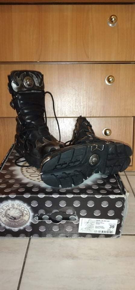 Buty Glany New Rock z USA nowe 39