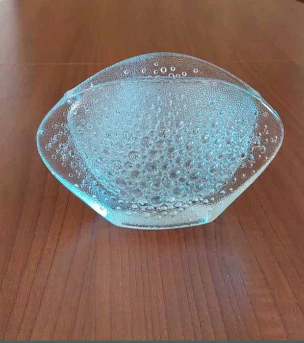 Wazon szklany asteroid, vintage.