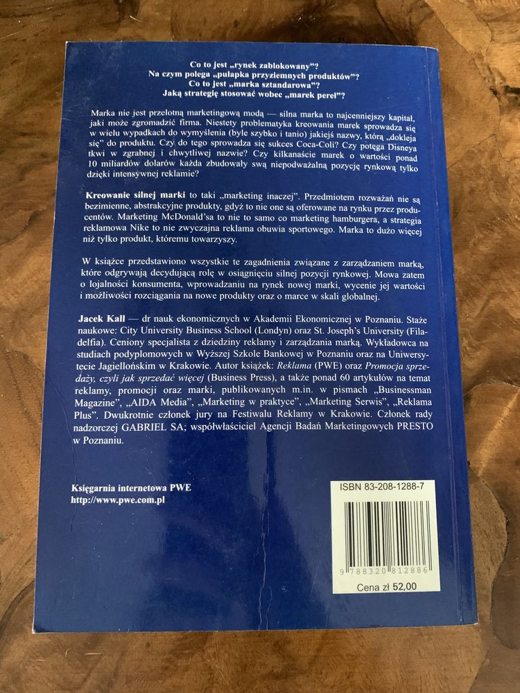 Jacek Kall Silna marka istota i kreowanie