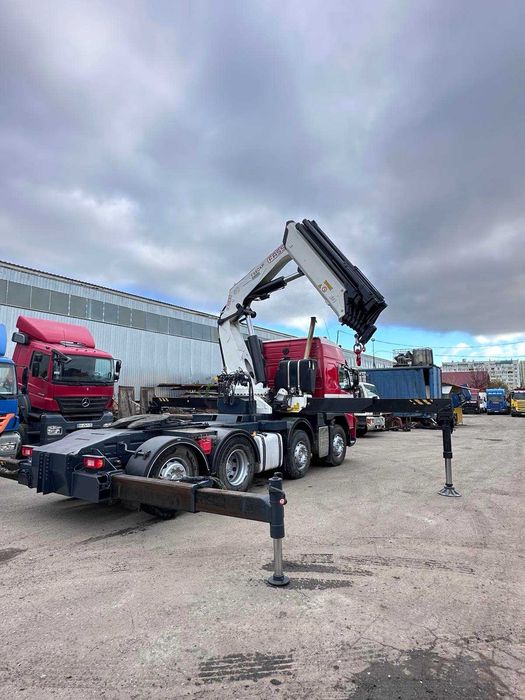 Volvo FM 440, 2008 р. з маніпулятором FASSI, зусиллям 66 т/м