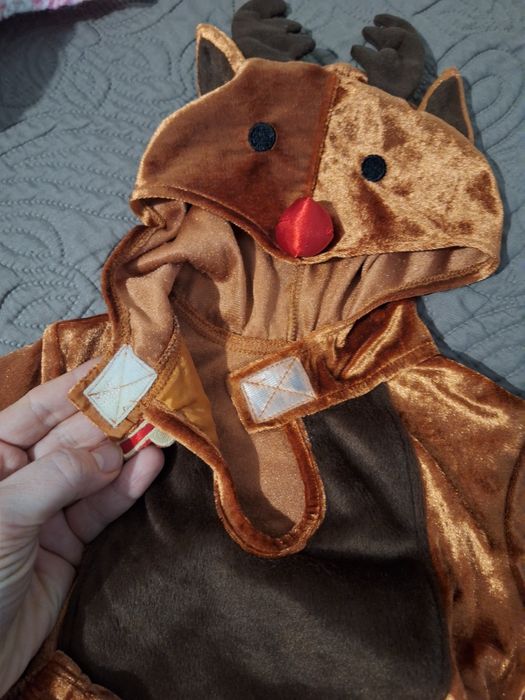 Strój do sesji fotograficznej dla maluszka renifer