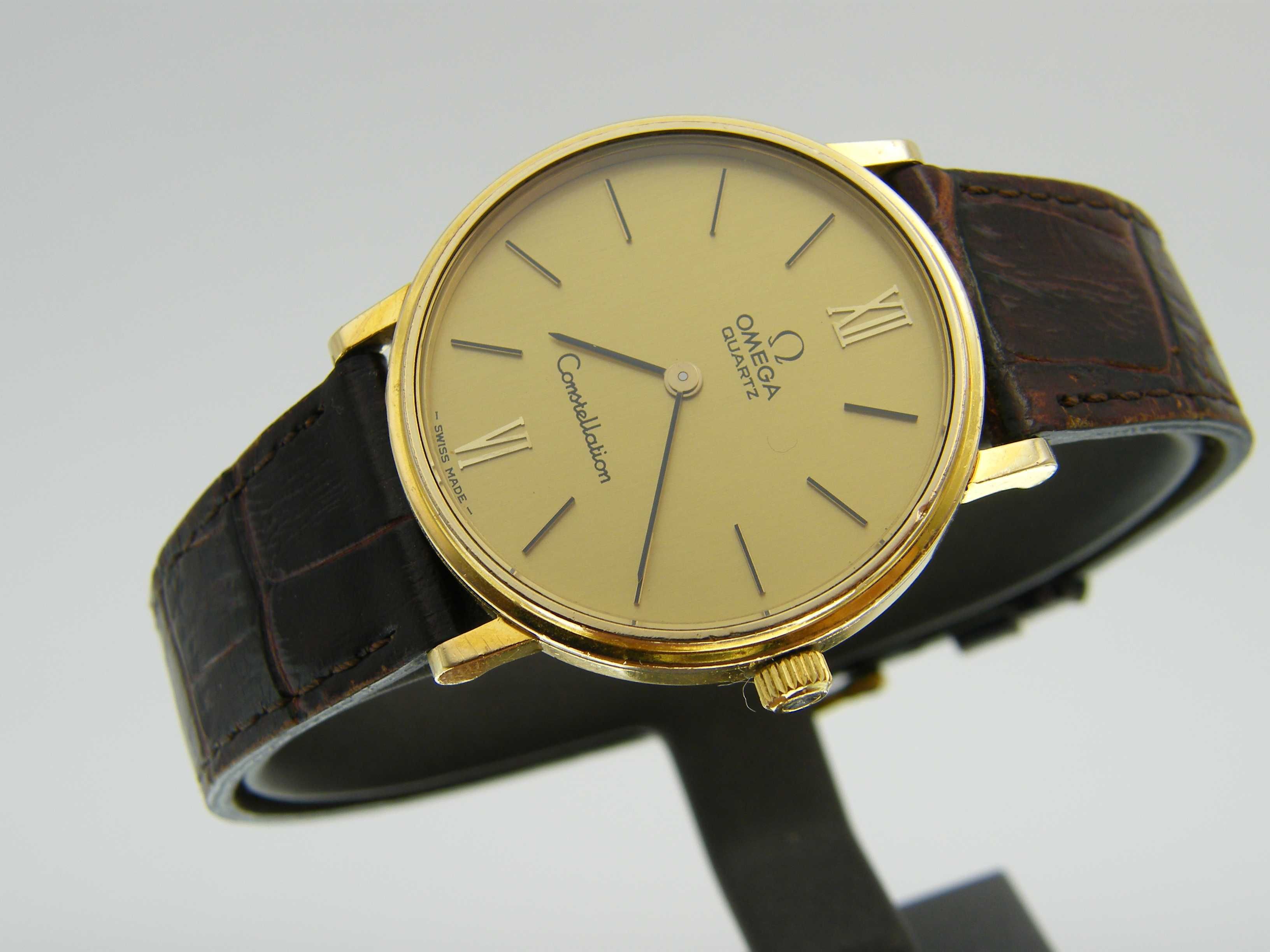 Omega Constellation Gold Plated Quartz 191.032 Piękna