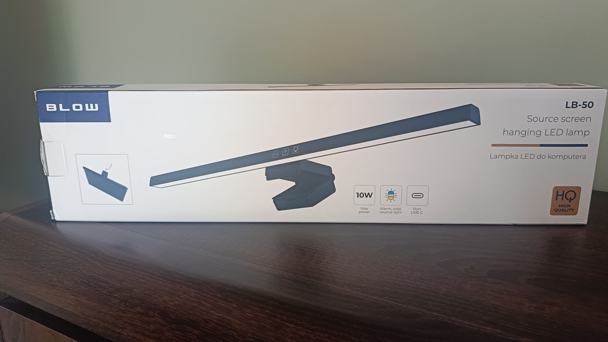 Lampka LED na monitor regulowana