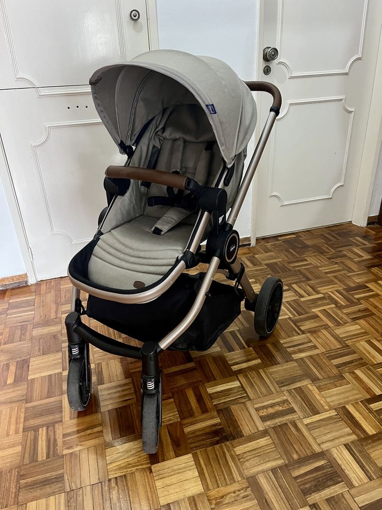 Carrinho de Bebe Chicco Duo Best Friend Pro & Ovo com base isofix