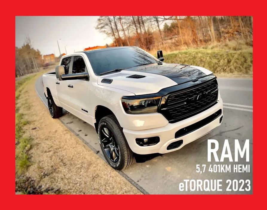 RAM 1500 2023r - Ram 1500 V8 5,7 HEMI eTorque 4x4 | NOWY! Okazja! Duże Radio