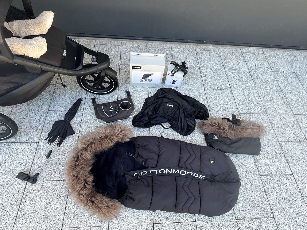 Wózek Thule Glide 2 black spacerówka akcesoria Thule dodatki biegowy