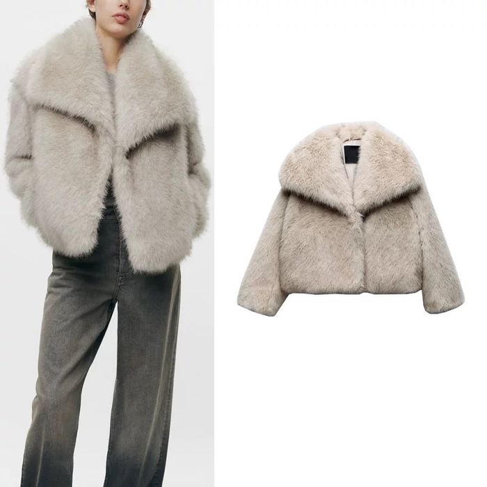 Шубка ZARA шуба.