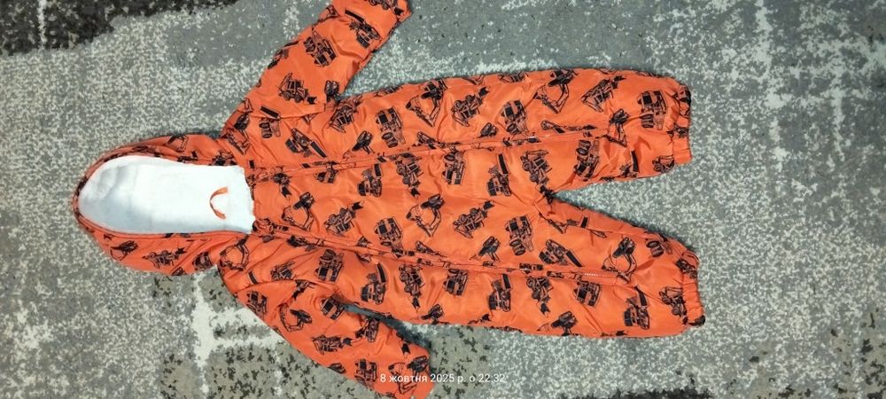 Зимовий комбінезон для хлопчика 74 розмір