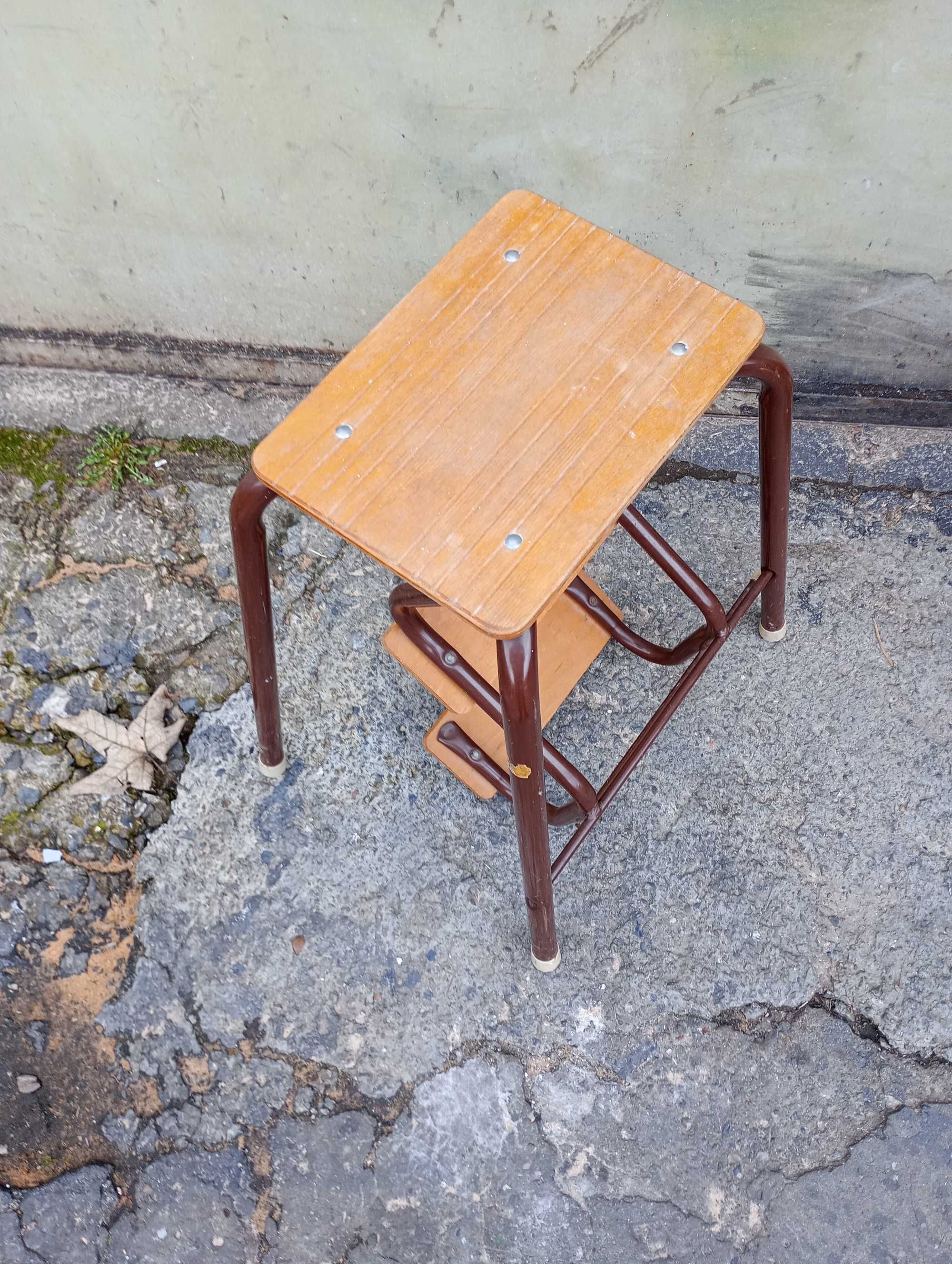 Stołek Drabinka Vintage lata 70.