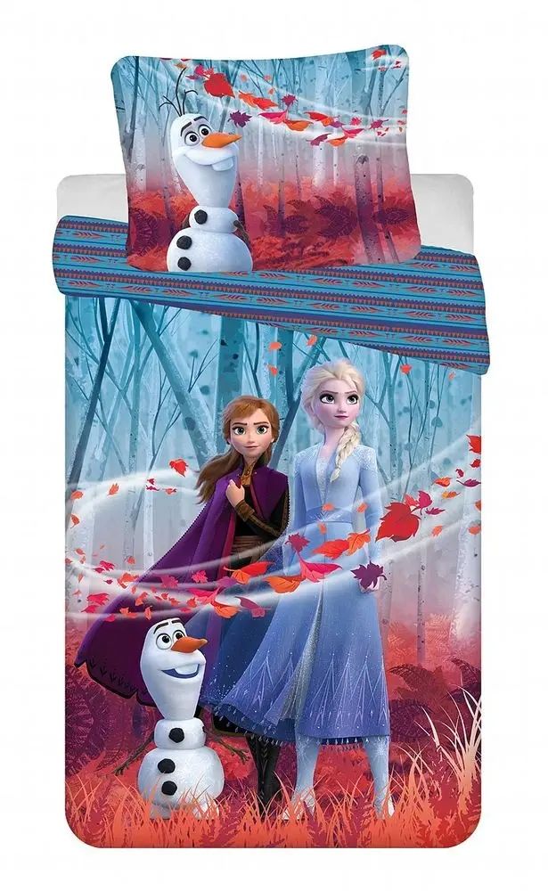 Pościel 140x200 Frozen Anna Elsa Sisters 04 Krain