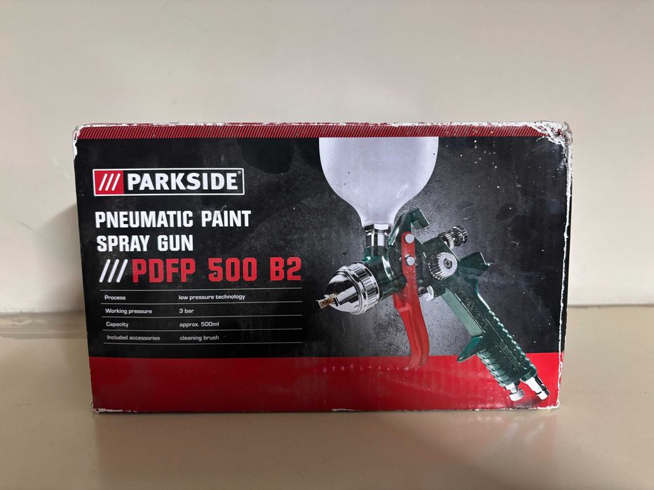 Pistolet malarski Parkside PDFP 500 B2 – fabrycznie nowy