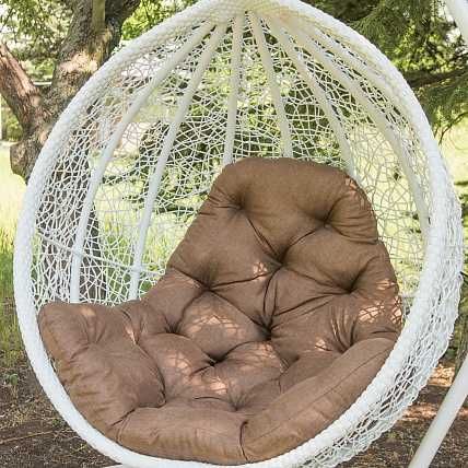 Подушка в подвесное кресло матрас в кокон мягкая часть в садовую качел