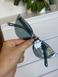 Okulary przeciwsłoneczne czarne damskie