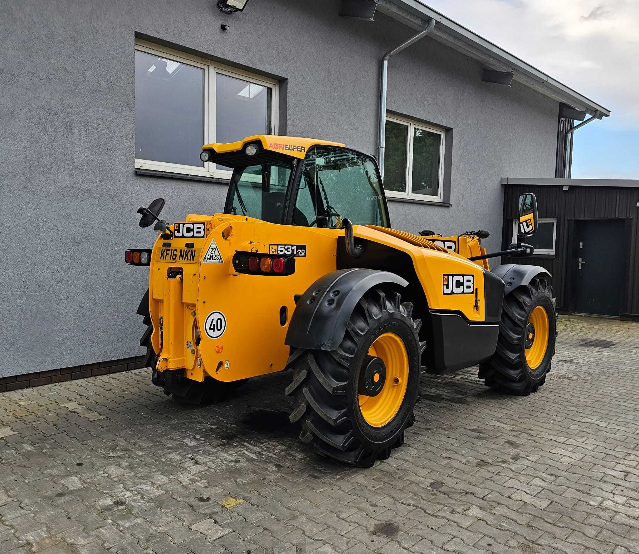 JCB 531-70 AGRI SUPER Full Opcja Oryginał Klima 40km/h 130kM