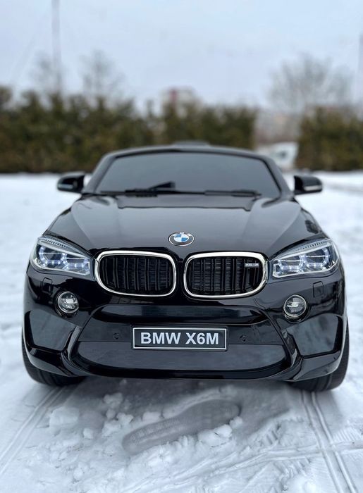 Дитячий електромобіль BMW X6M premium чорний