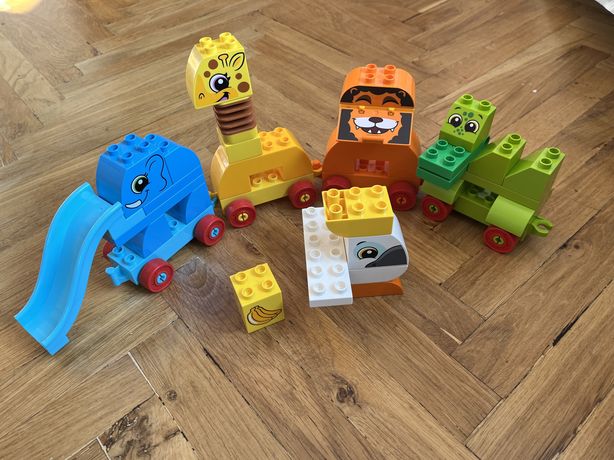 Лего дупло оригінал потяг з тваринами Lego Duplo