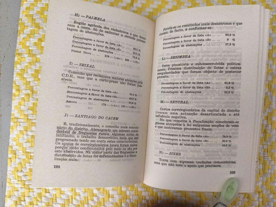 III Congresso da Oposição Democrática - 1973
Teses  Distrito Setúbal –
