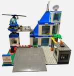 Lego City Sam Posterunek Policji + Helikopter Budynek Miasto 60316
