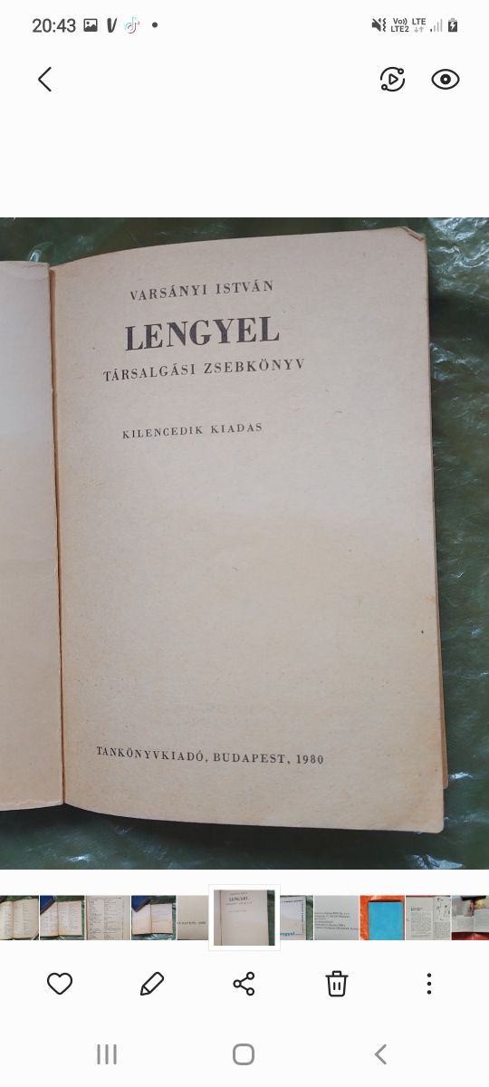 Książka Lengyl Tarsal gasi 1980rok