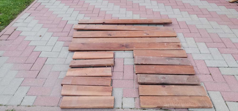 Deski,blaty heblowanwe, zaimpregnowane.