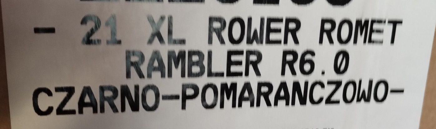 Nowy rower Romet Rambler