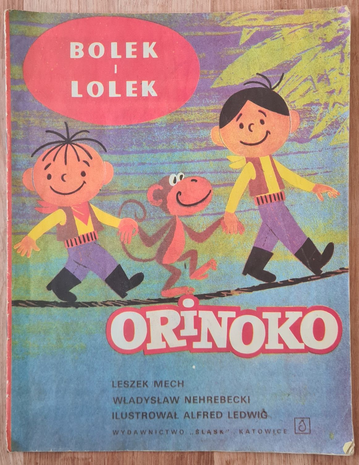 Bolek i Lolek - Orinoko. Książka z 1988 roku