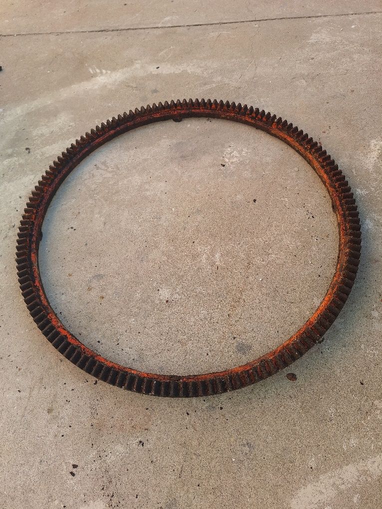 Cremalheira e carrete de betoneira