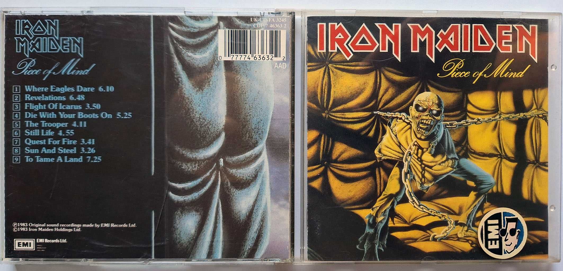 CD Iron Maiden Piece Of Mind wyd. 1991