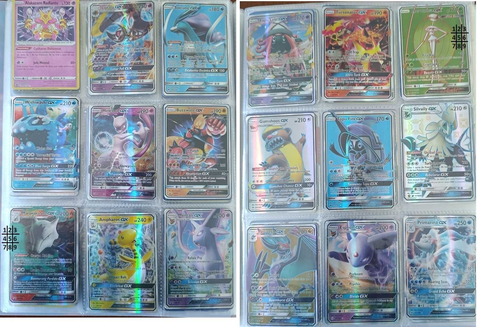 Cartas Pokemon raras, holográficas Pack2