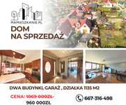 Na sprzedaż dwa domy z garażem , działka 1135m2