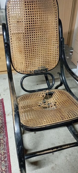 Fotel bujany antyk - tanio