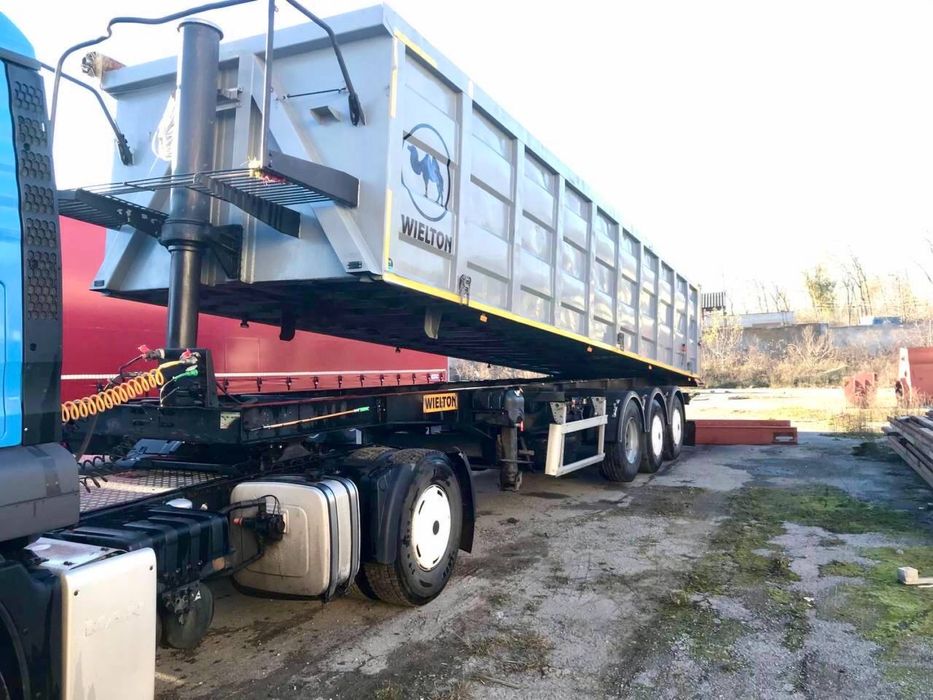 Комплект з роботоюWielton самоскид 38 кубів фура тягач прицеп самосвал