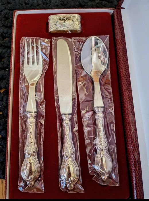 Conjunto de Talheres de Prata