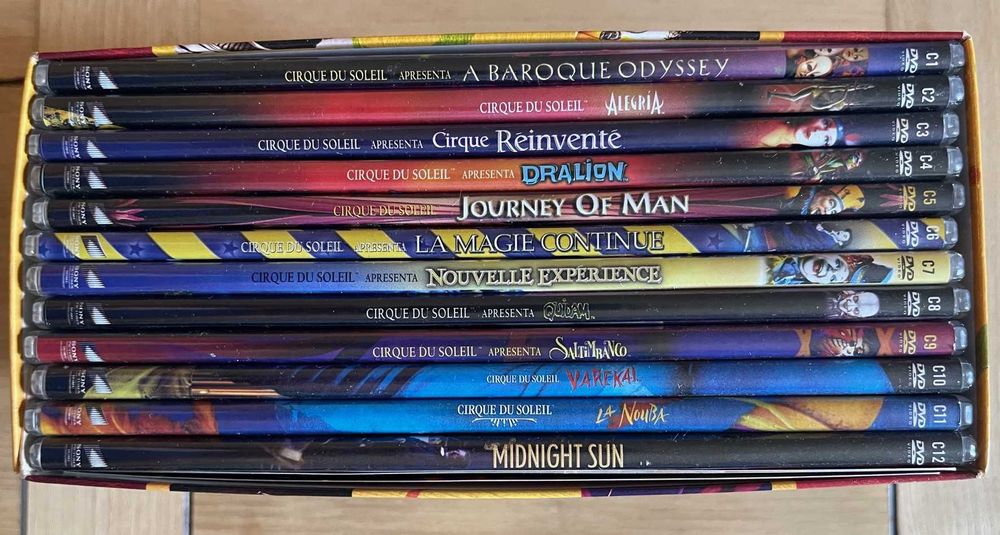 Cirque Du Soleil - Pack 12 dvd -20º Aniversário