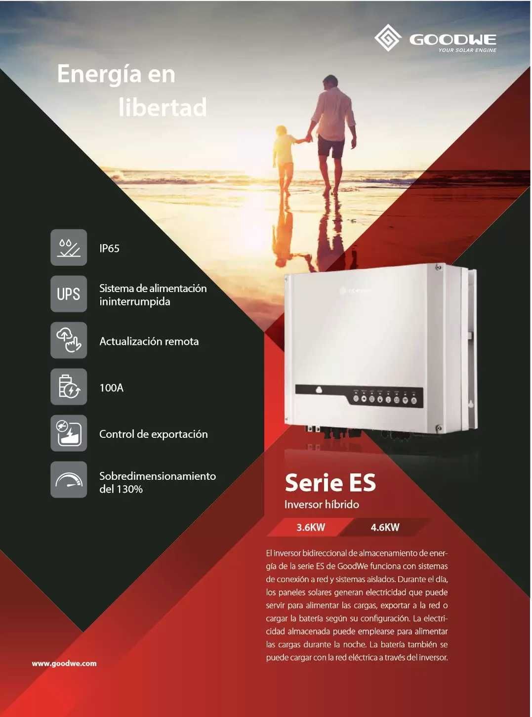 Kit Autoconsumo 12936Whd baterias lítio Dyness Inversor GoodWe