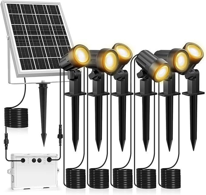 Сонячні ландшафтні ліхтарі 6 шт