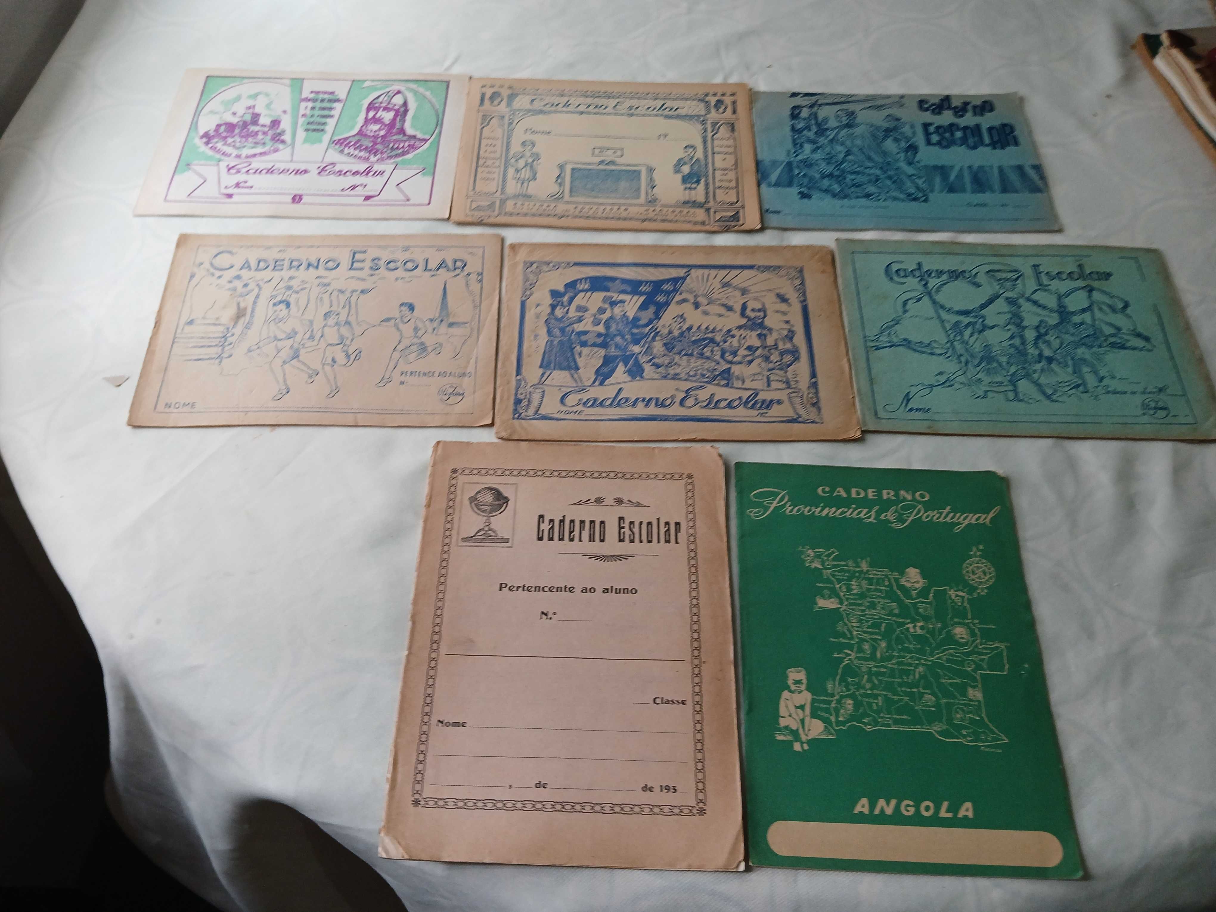 escola antiga- cadernos antigos e raros +tabuadas antigas e raras