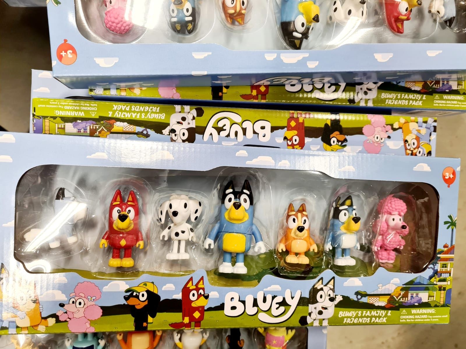 Nowy super zestaw figurek figurki z bajki Bingo i Bluey - zabawki