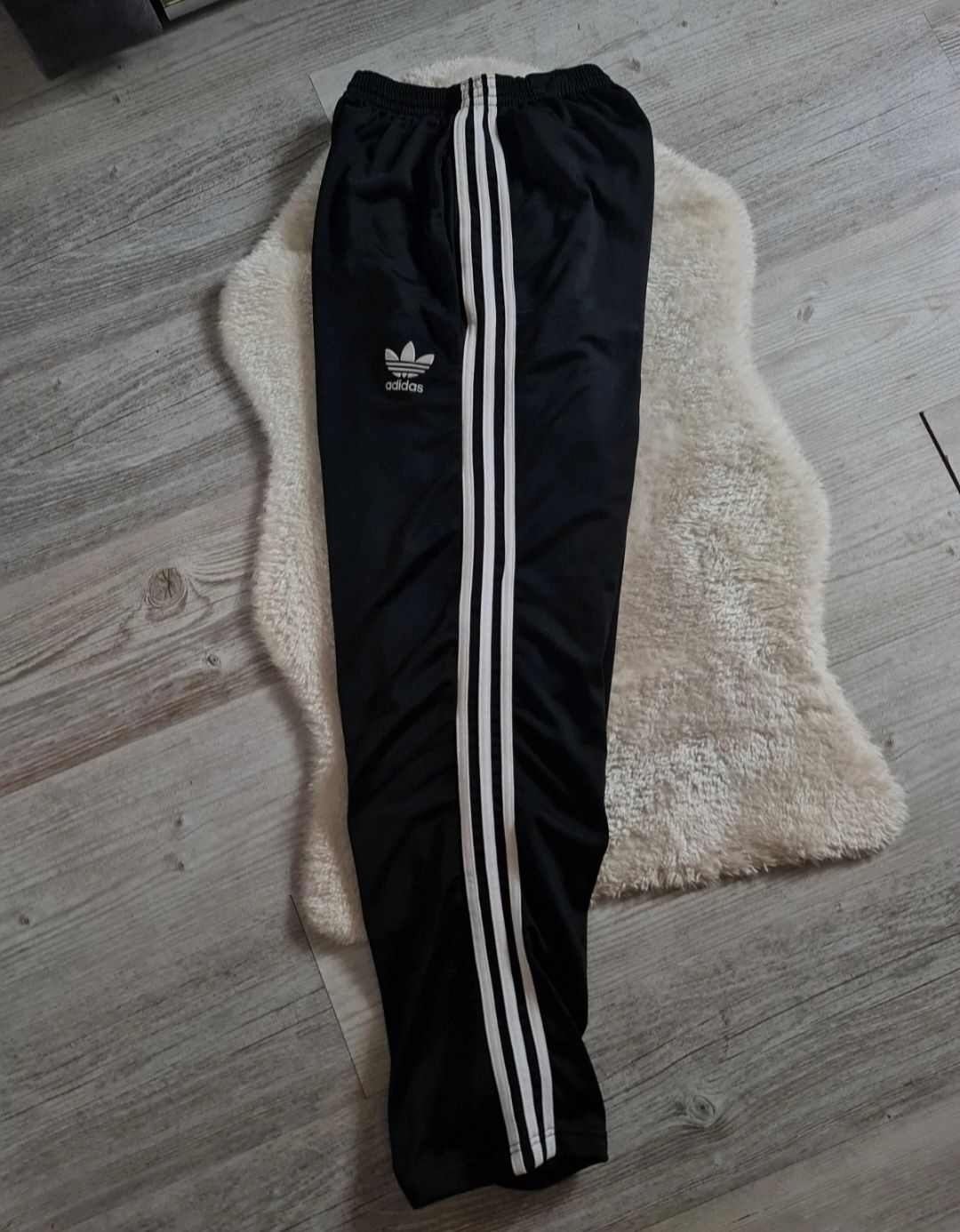 Spodnie dresowe Dres , Dresy Adidas Rozmiar M Vintage 90s Czarne