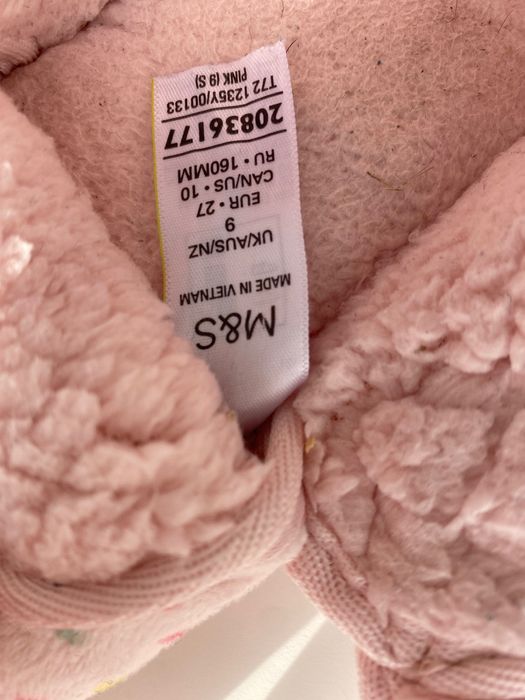 Капці теплі M&S 27 розмір