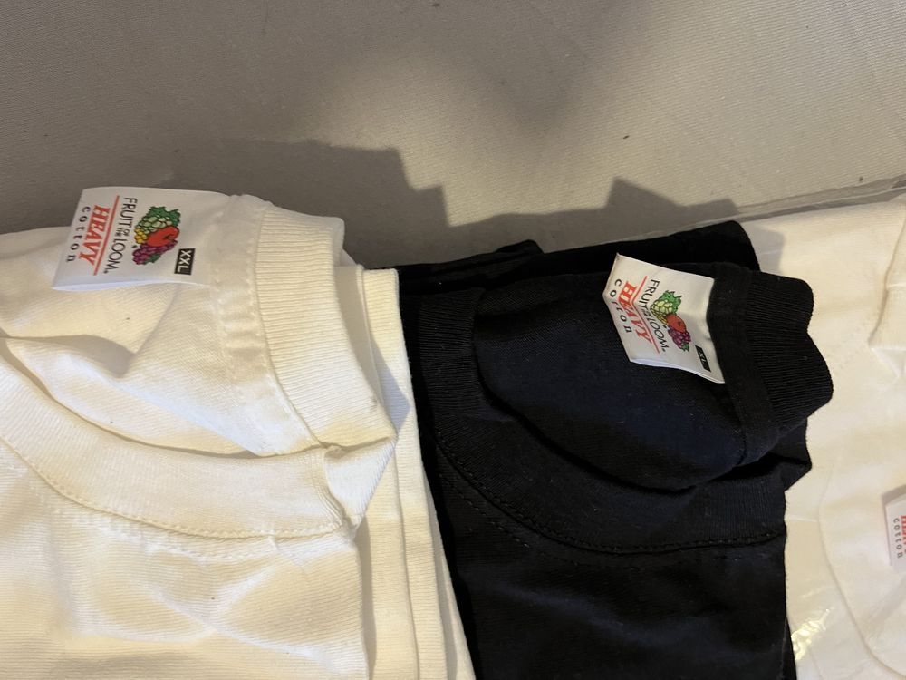 5 x tshirt XL - XXXL nowe fruit of the loom
