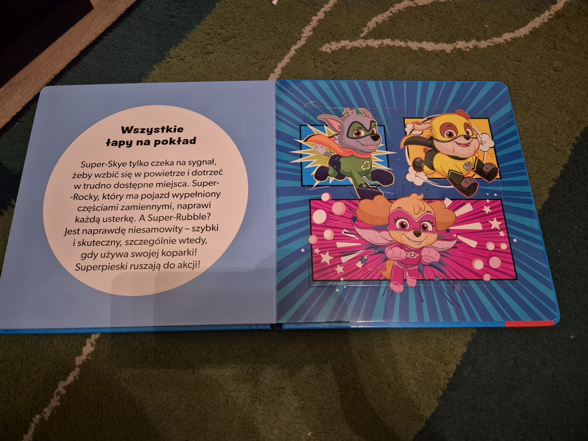 Książeczka z puzzlami Psi Patrol