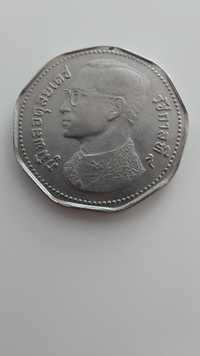 5 Baht 9 Polygonal Coin King Bhumibol Rama IX of Thailand