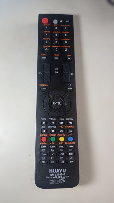 Пульт универсальный HUAYU.RM-L1098+8.Universal LCD/LED TV