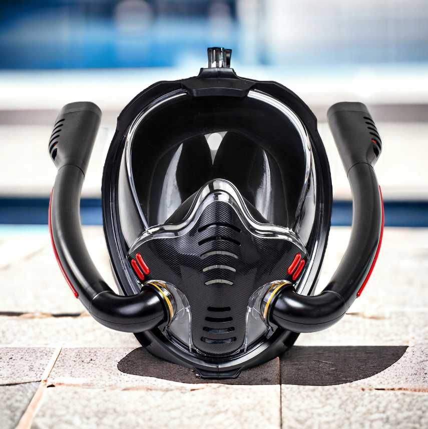 Maska do nurkowania pełnotwarzowa GoPro DO PŁYWANIA AntiFog L/XL